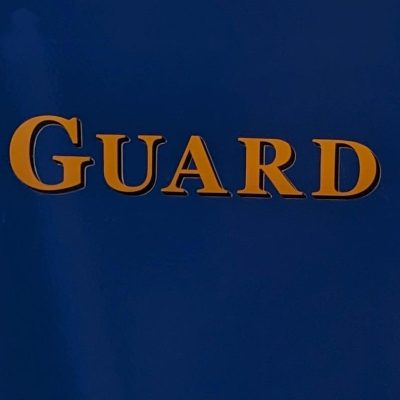 Guards compartment laminated decals