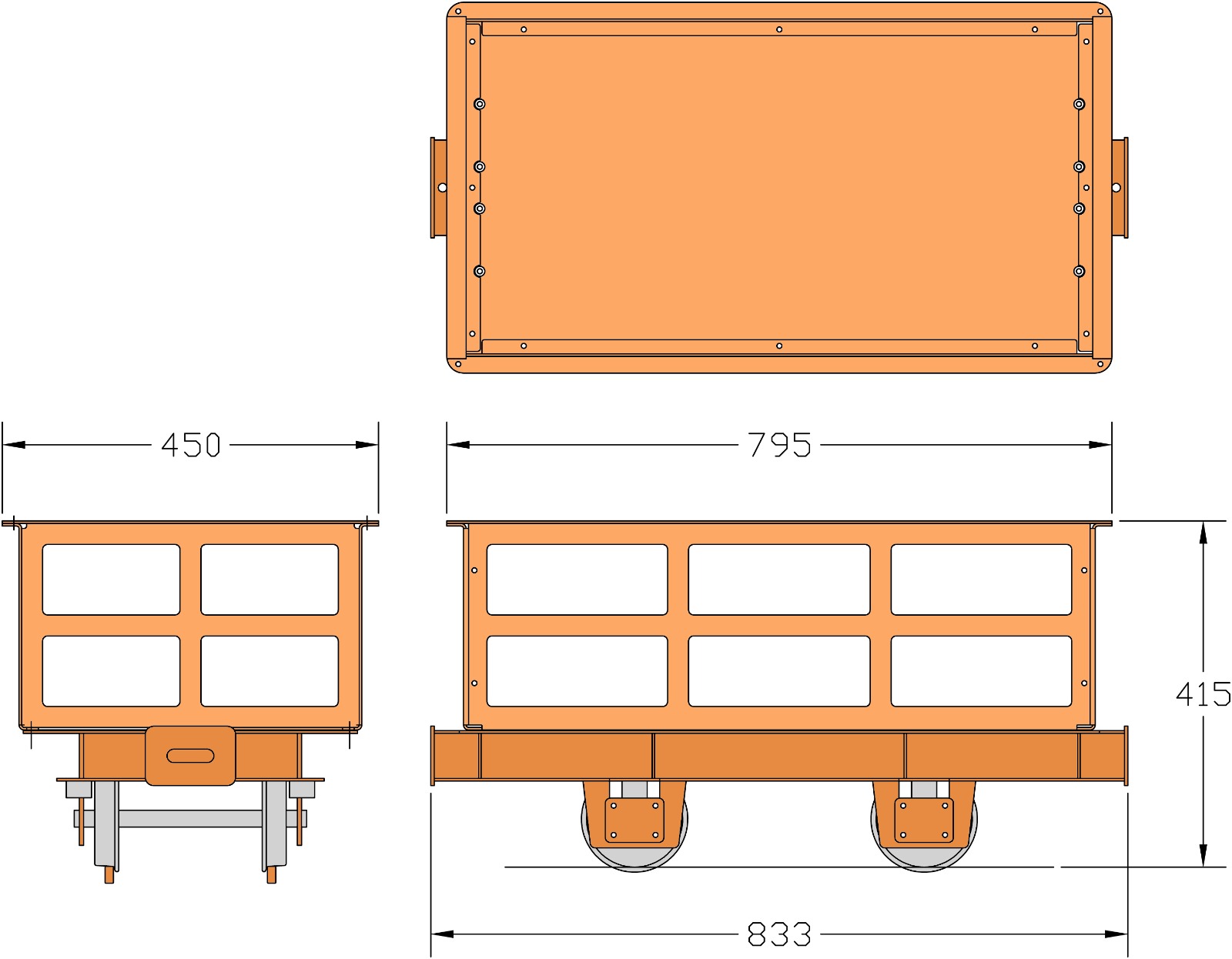 Slate Wagon Sides Kit - Image 2