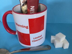 limited clearance mug